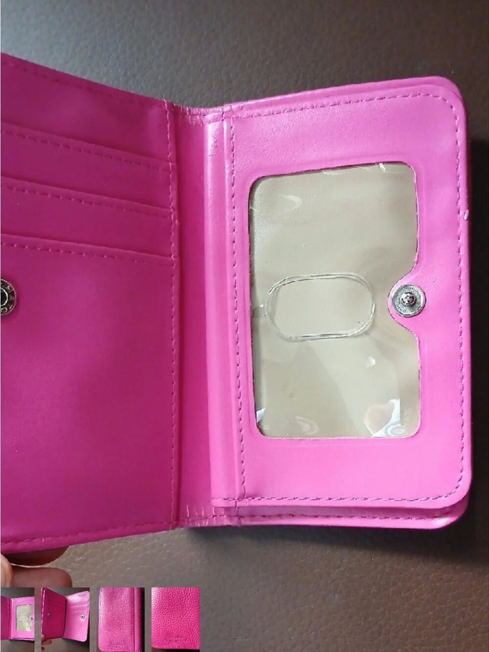 Buxton Pink Pebbled Flip Wallet Phone Case